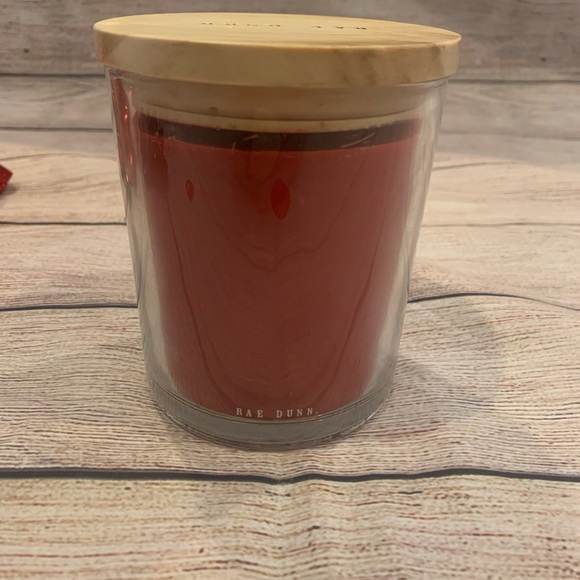 RAE DUNN Holly Jolly Christmas Scented Candle Red - Picture 3 of 4